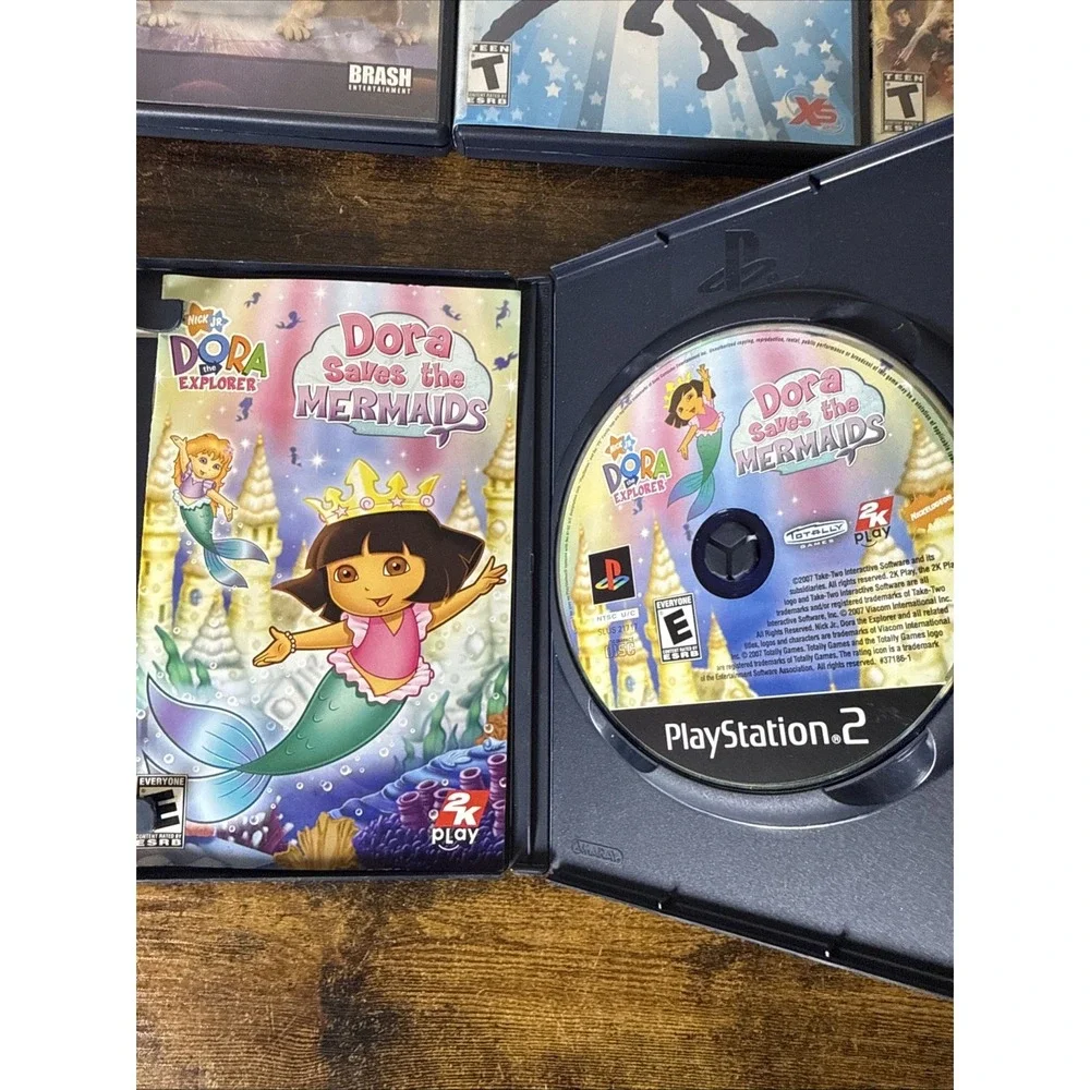 Sony PlayStation 2 PS2 Game Bundle Lot 7 Games CIB Tested Dora Narnia Eragon